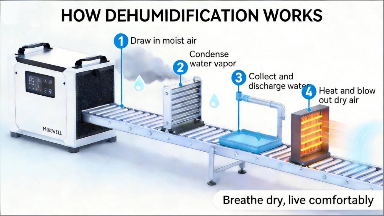 How Does a Dehumidifier Work?