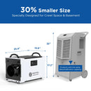 235 Pints Commercial Dehumidifier with Pump and Drain Hose | MOISWELL Defender XP235