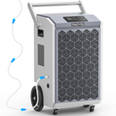 200 Pints Commercial Dehumidifier with Pump and Drain Hose for Basements | MOISWELL Pioneer-XII