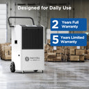 170 Pints Commercial Dehumidifier with Pump and Drain Hose | MOISWELL Explorer VP170