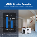 145 Pints Commercial Dehumidifier for Crawlspace & Large Basement | Defender M70