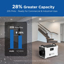 235 Pints Commercial Dehumidifier with Pump and Drain Hose | MOISWELL Defender XP235