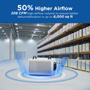 145 Pints Commercial Dehumidifier for Crawlspace & Large Basement | Defender M70