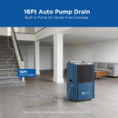 305 Pints Commercial Dehumidifier with Pump and Drain Hose | MOISWELL Explorer VP320