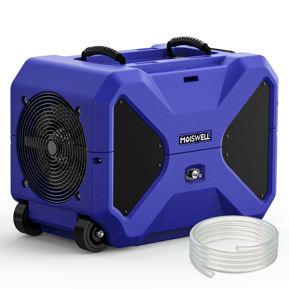 190 Pints LGR Commercial Dehumidifier with Pump and Drain Hose | MOISWELL Master RD200