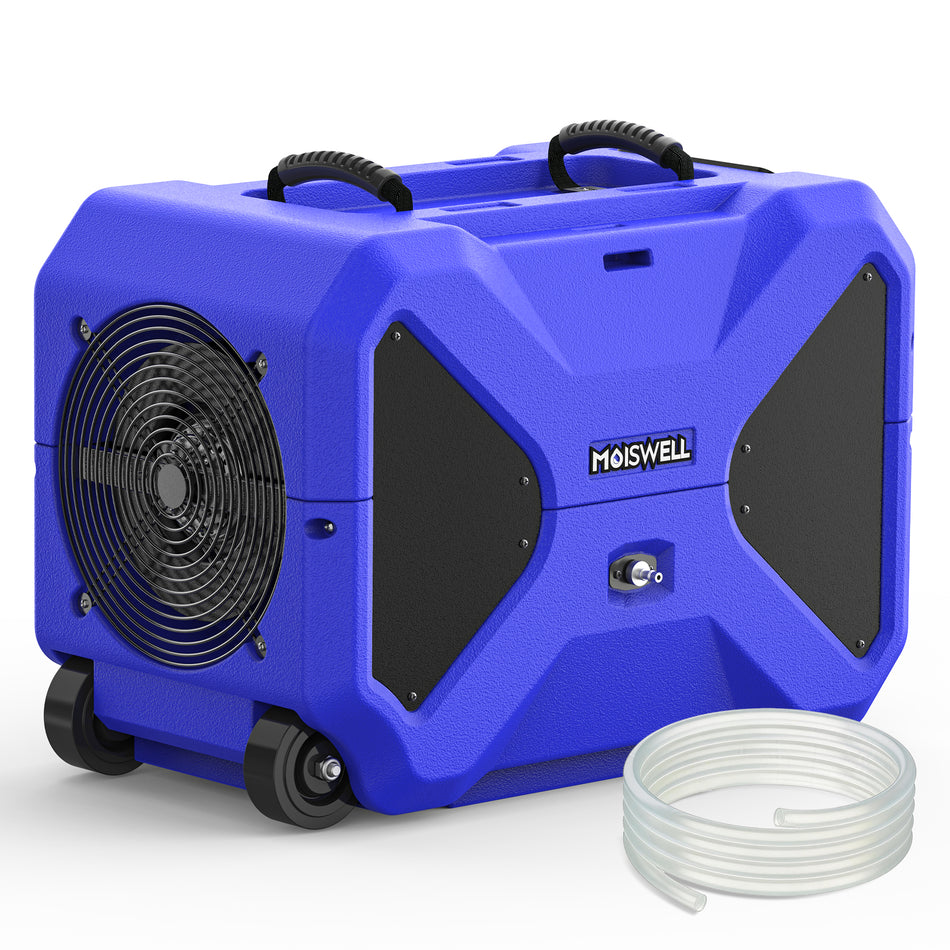 190 Pints LGR Commercial Dehumidifier with Pump and Drain Hose | MOISWELL Master RD200