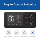 235 Pints Commercial Dehumidifier with Pump and Drain Hose for Crawlspace & Basement | MOISWELL Defender MP100