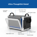 155 Pints Commercial Dehumidifier with Pump and Drain Hose for Crawlspace & Basement | MOISWELL Defender MP145