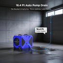 190 Pints Commercial Dehumidifier  with Pump and Drain Hose | MOISWELL Master RD200