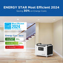 70 Pints Commercial Dehumidifier with Pump for Basement & Home | MOISWELL Defender ME-7S