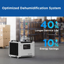 70 Pints Commercial Dehumidifier with Pump for Basement & Home | MOISWELL Defender ME-7S