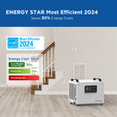 70 Pints Commercial Dehumidifier with Pump for Basement & Home | MOISWELL Defender SP60