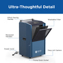 250 Pints Commercial Dehumidifier with Pump for Large Spaces |MOISWELL Explorer VP250