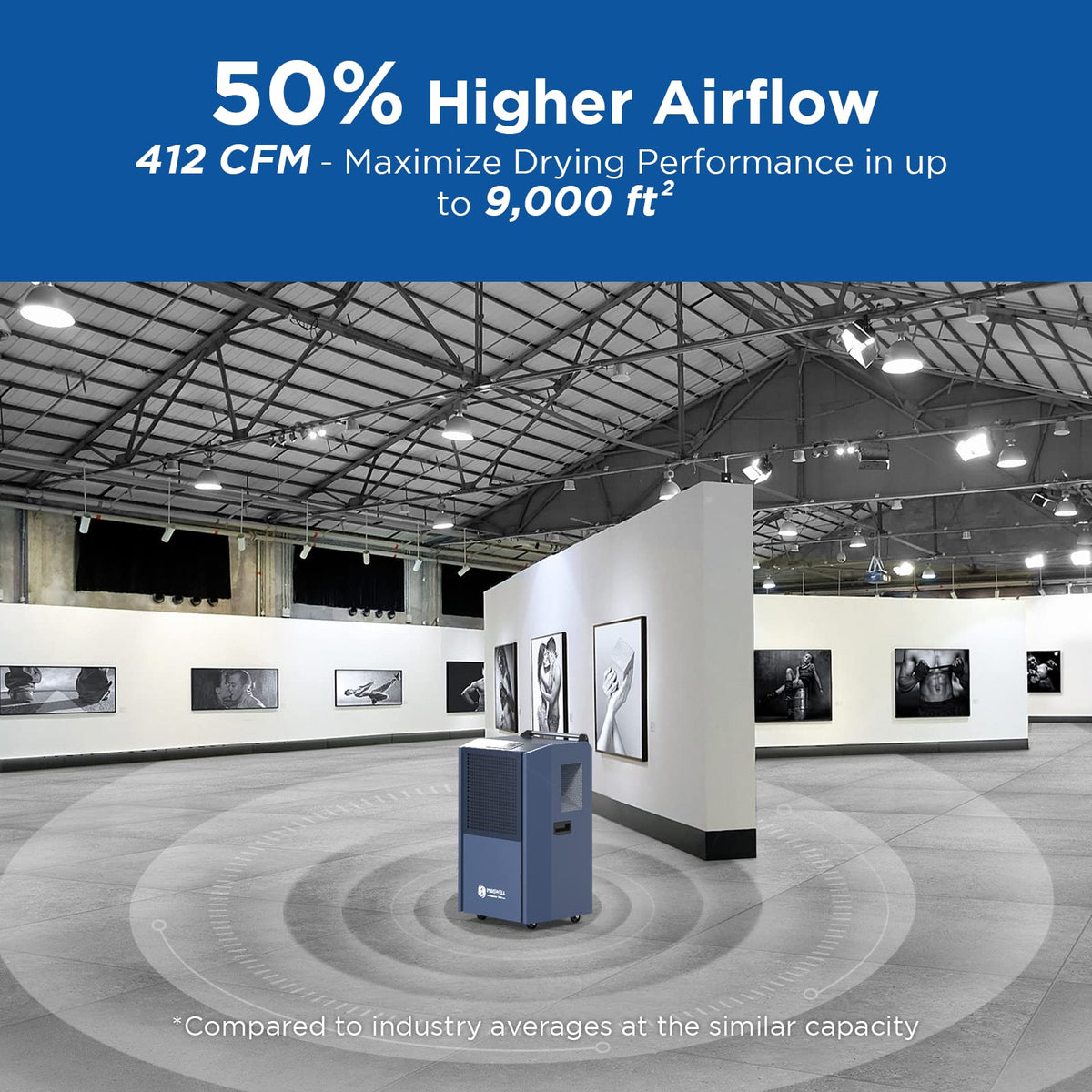 amomo様/専用ページ/ヴィル 305 Pint Commercial Dehumidifiers for Industrial Sites with Drain Hose