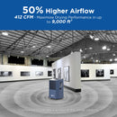 305 Pint Commercial Dehumidifiers for Industrial Sites with Drain Hose | MOISWELL Explorer V320