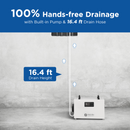 145 Pints Crawl Space Dehumidifier with Pump and Drain Hose | MOISWELL Defender MP70