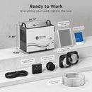 160 Pint Whole-Home Dehumidifier with Fresh Air & Remote Control | MOISWELL Marshal WD160