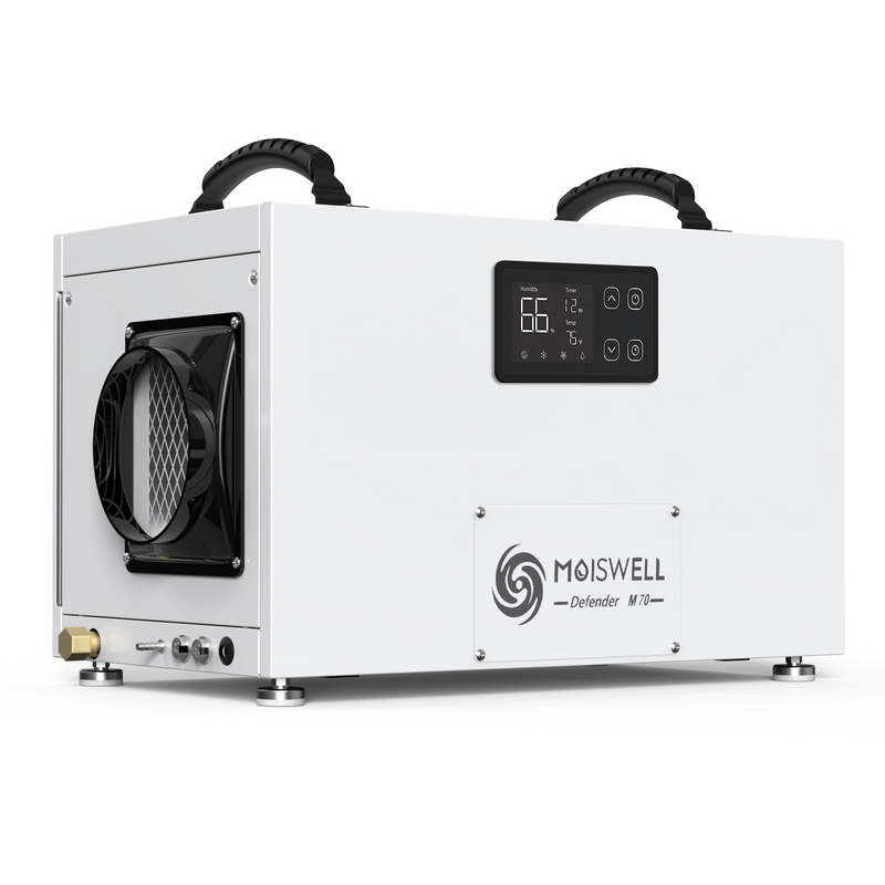 145 Pints Crawl Space Dehumidifier with Pump and Drain Hose | MOISWELL Defender M70