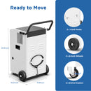 170 Pints Commercial Dehumidifier with Pump and Drain Hose | MOISWELL Explorer VP170