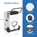 240 Pints Commercial Dehumidifier with Pump and Drain Hose | MOISWELL Explorer VP240